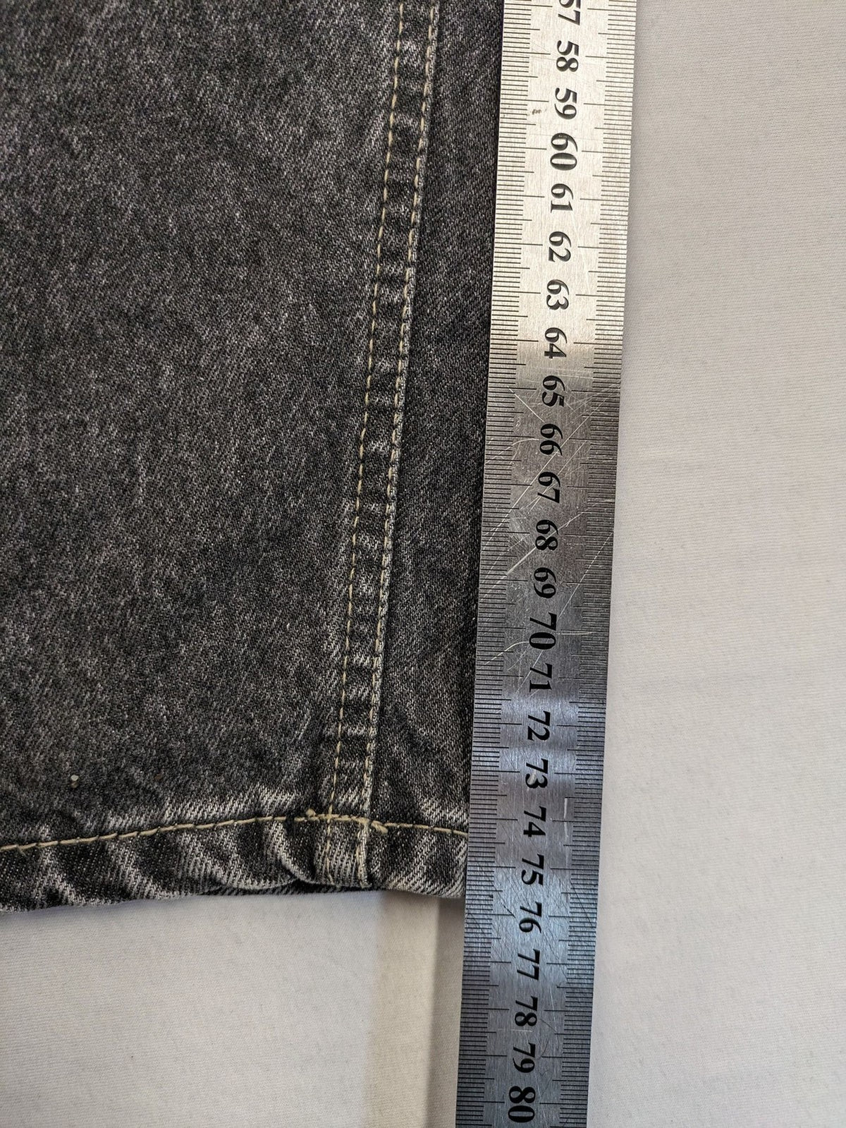 Jinglers straight jeans black grey faded wash, classic 5-pocket style, 100% cotton.