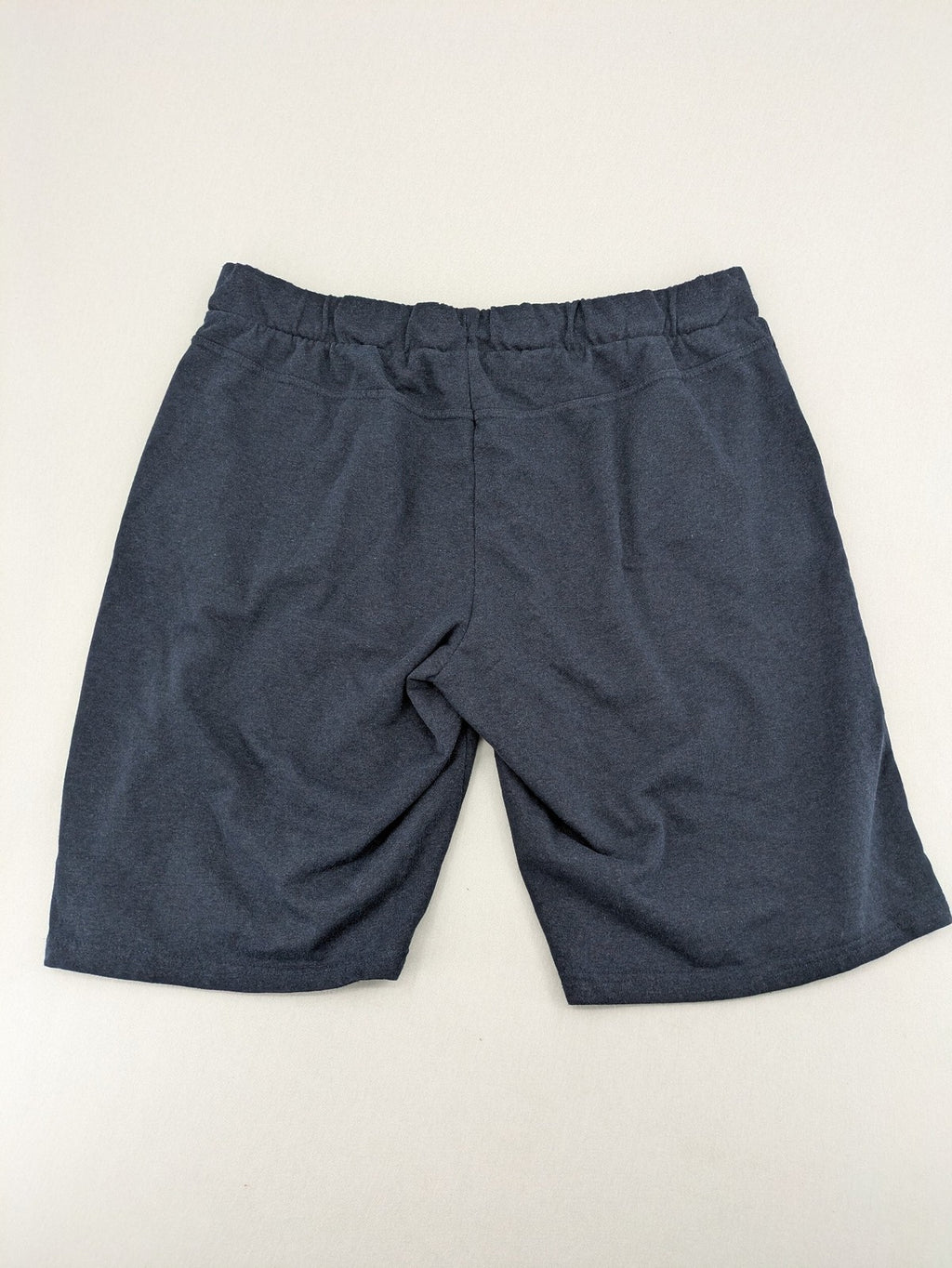 Livergy blue sweatshorts with embroidered "Blue Water Champion" logo and adjustable drawstring.