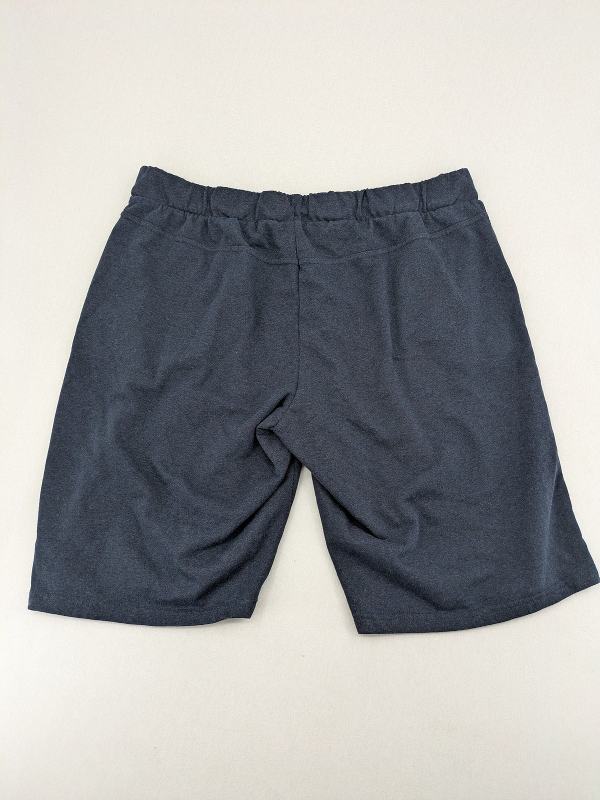 Livergy blue sweatshorts with embroidered "Blue Water Champion" logo and adjustable drawstring.