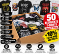 ck black band T-shirts assorted graphic prints and designs in a reseller box