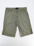 Jan Paulsen khaki chino shorts flat front cotton with classic design and breathable material.