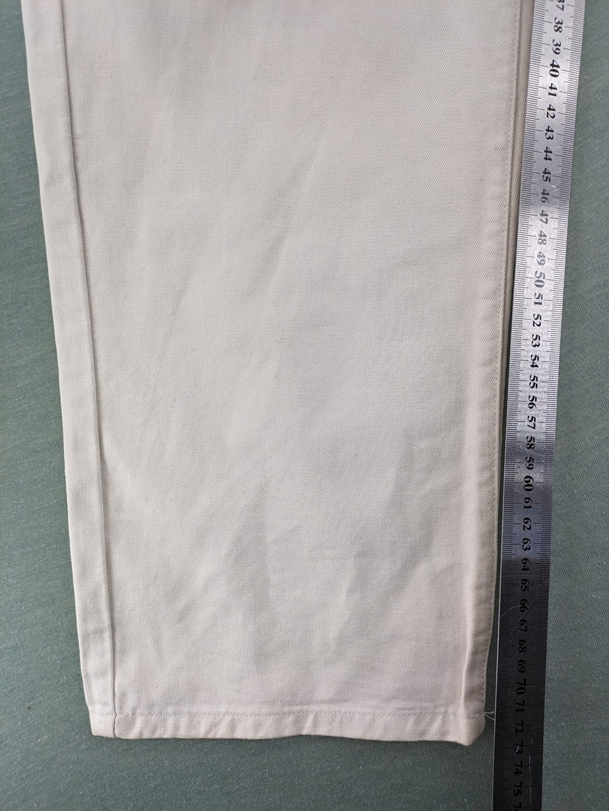 Weippler beige straight leg jeans W36 L30 100% cotton classic design