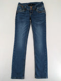 LTB blue straight jeans mid rise slim straight fit with stretch denim material