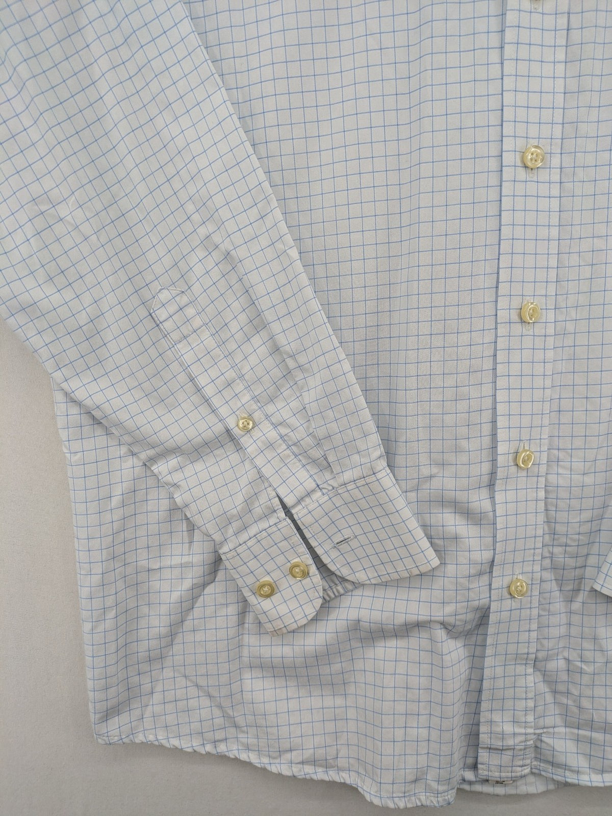 Christian Berg long sleeve shirt pink checkered pattern, non-iron fabric, Kent collar.