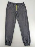 US Polo Assn grey sweatpants with light green drawstring and subtle logo detail.