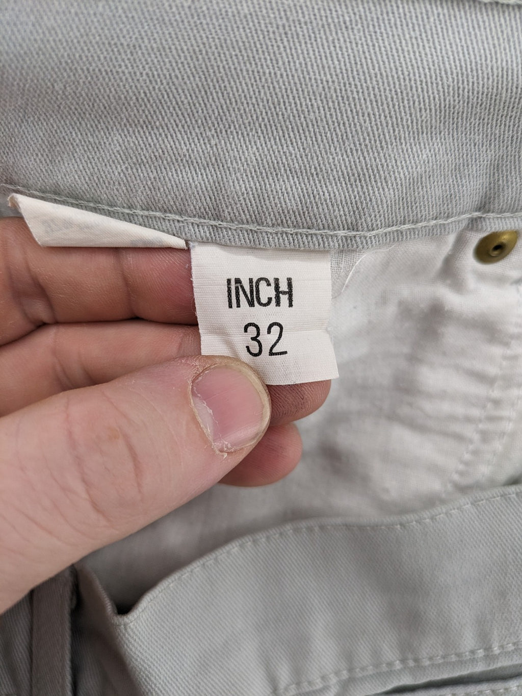 RIO PECOS grey shorts cotton-lycra blend with button closure and practical pockets