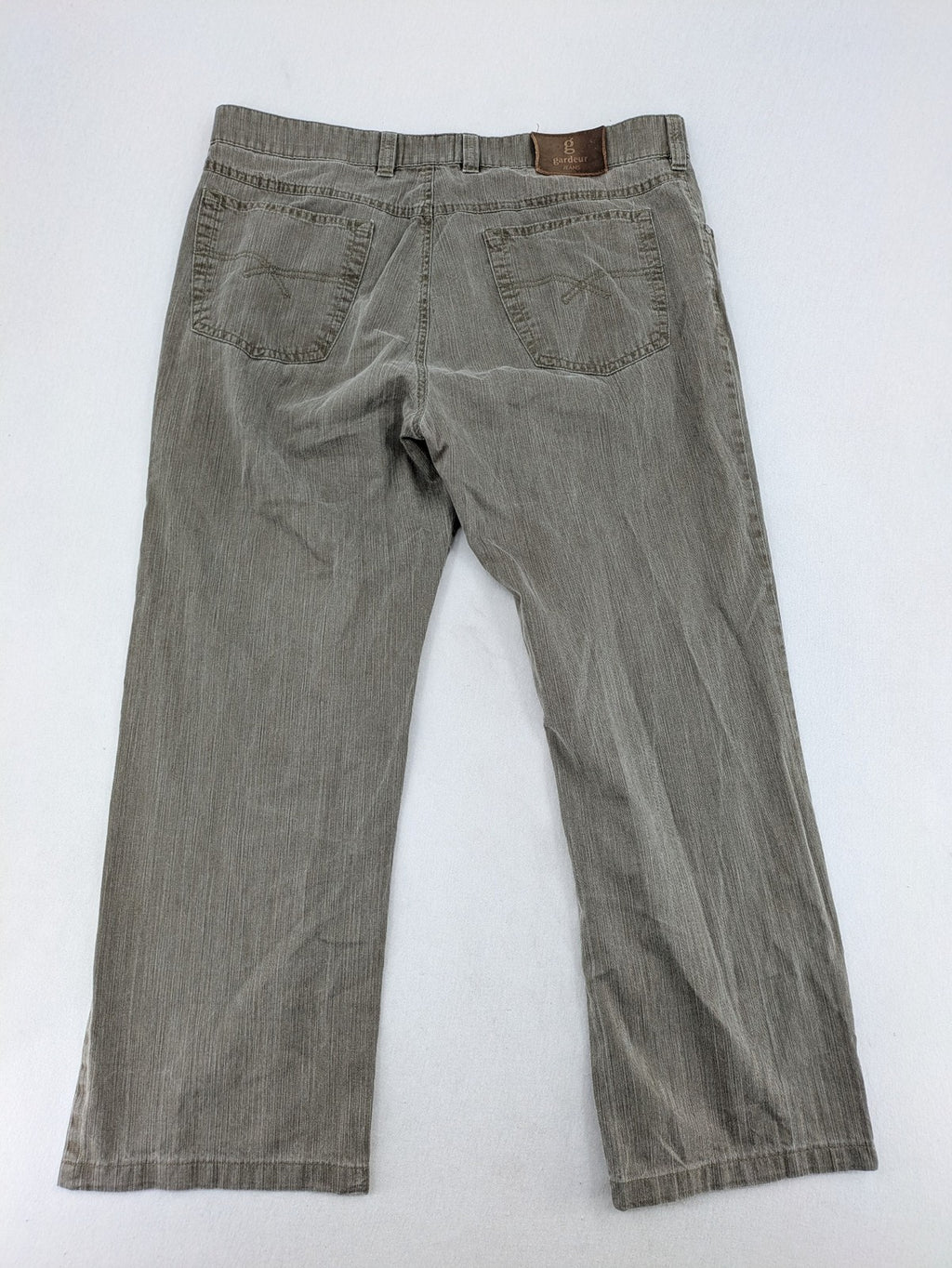 GARDEUR grey straight jeans regular fit with button and zipper closure, cotton-stretch blend.