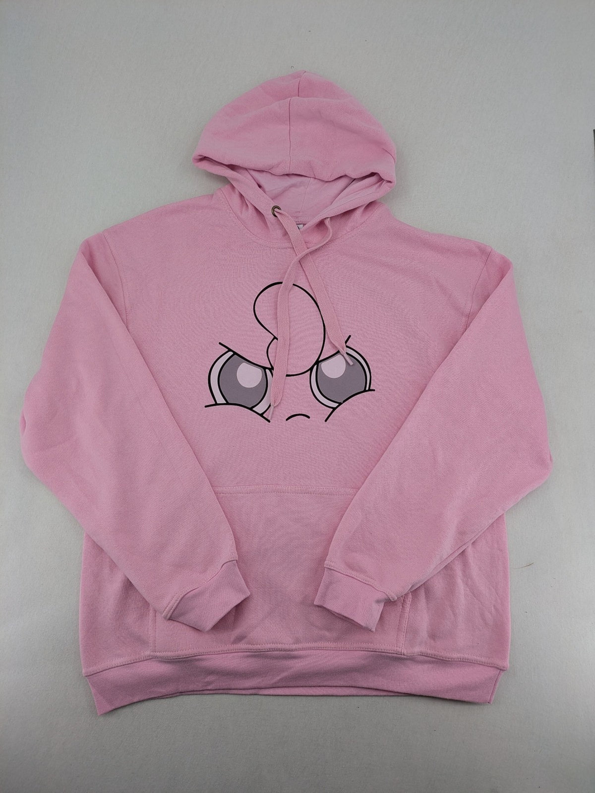 Pokémon multi knit jumper pink Pummeluff graphic, adjustable hood, kangaroo pocket.