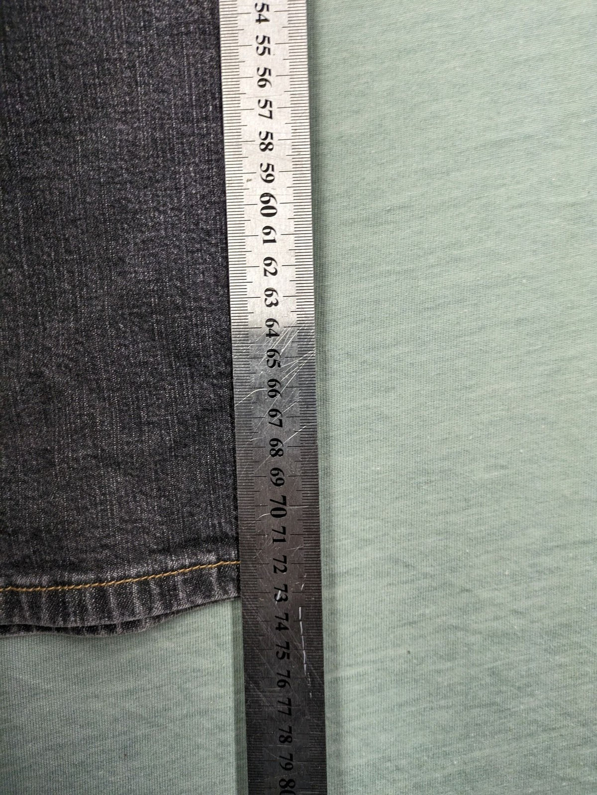 Paddock's straight jeans dark wash grey cotton-stretch denim with classic straight leg design.
