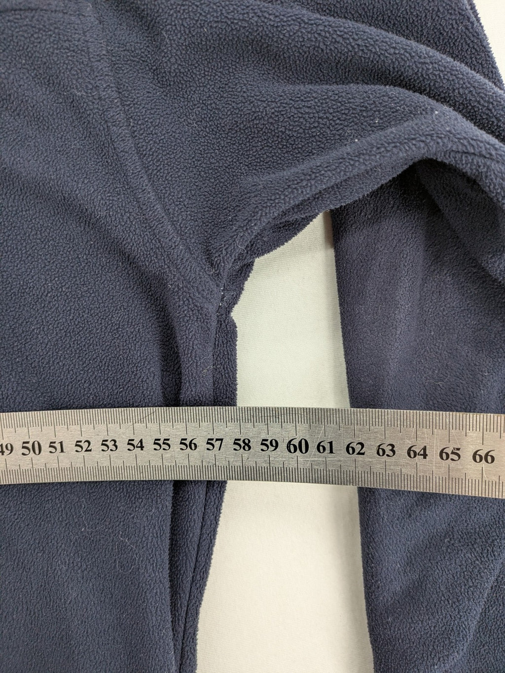 Sport Division turtle neck jumper dark blue fleece with quarter zip and chest pocket.