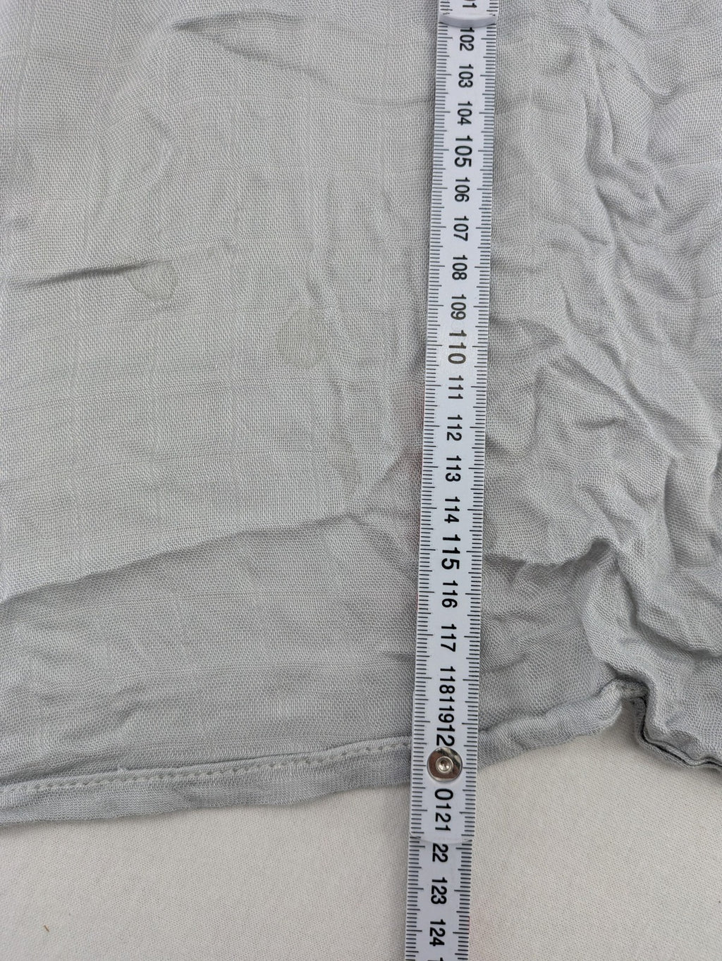 Bambus grey swaddle blanket 120x120 cm soft breathable bamboo fabric