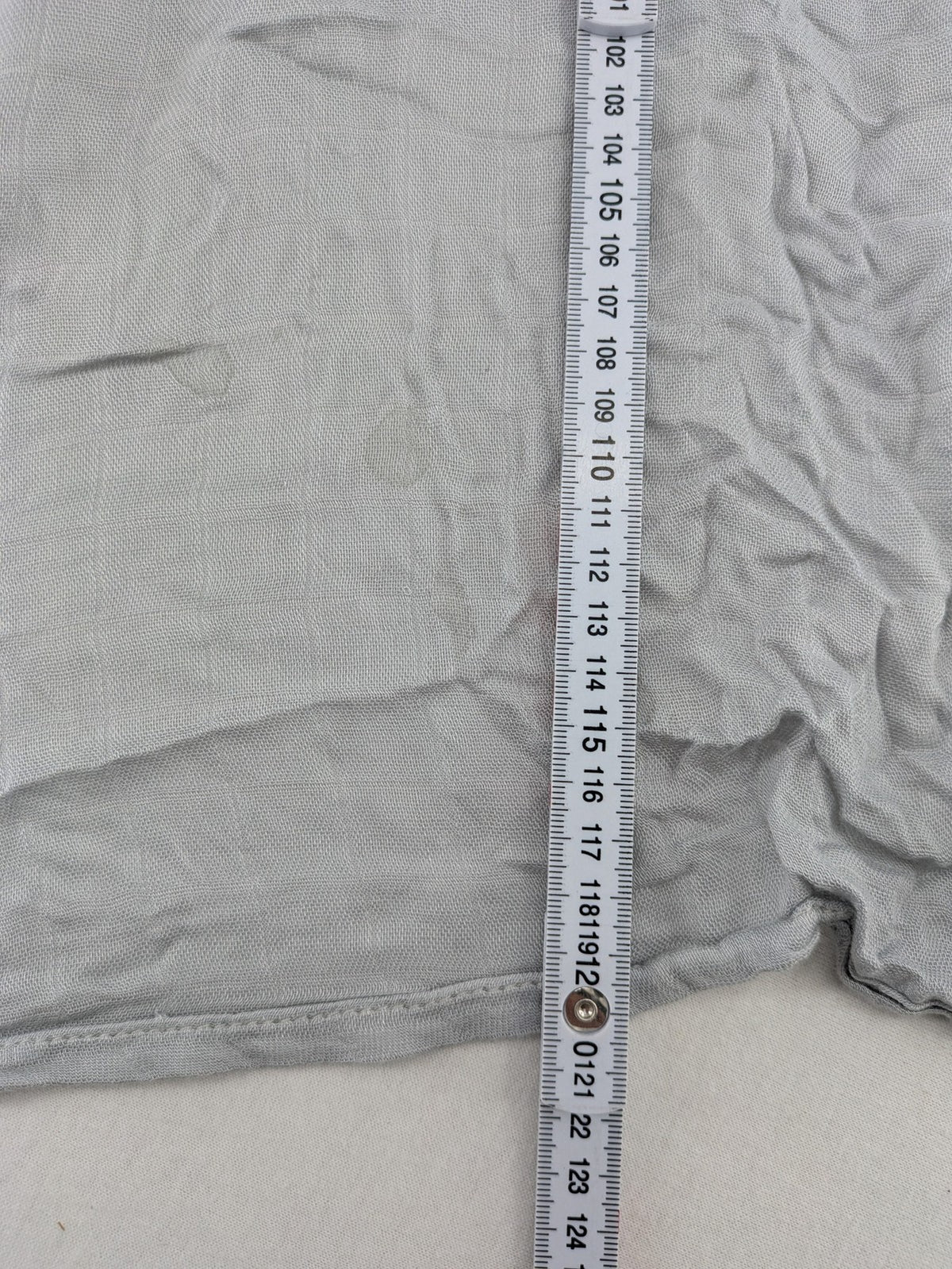 Bambus grey swaddle blanket 120x120 cm soft breathable bamboo fabric