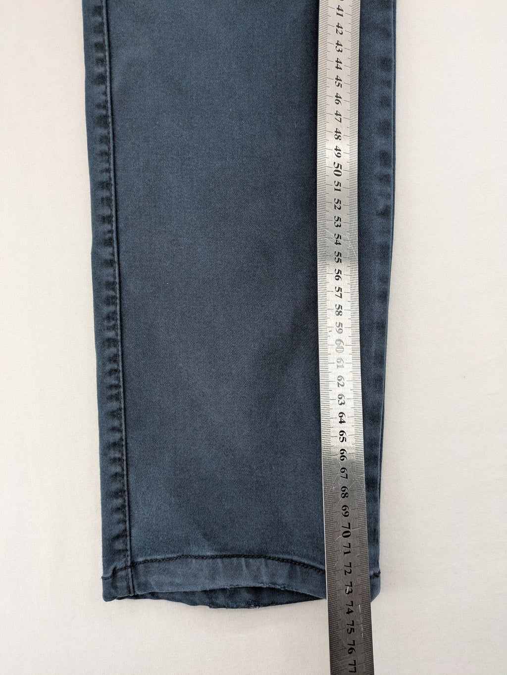 BRAX blue straight leg jeans with "Mary" fit, soft stretch fabric, and washed finish.
