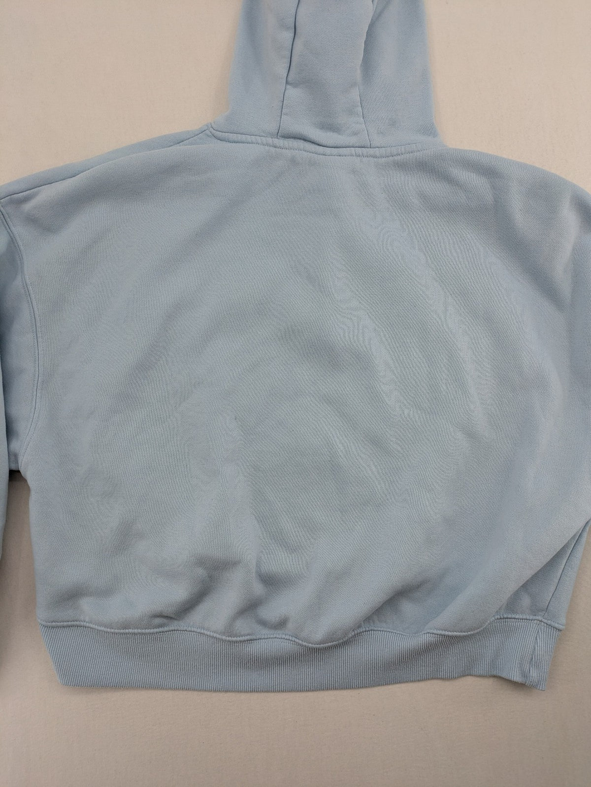 Columbia University blue hoodie with large "Columbia University" text on chest.