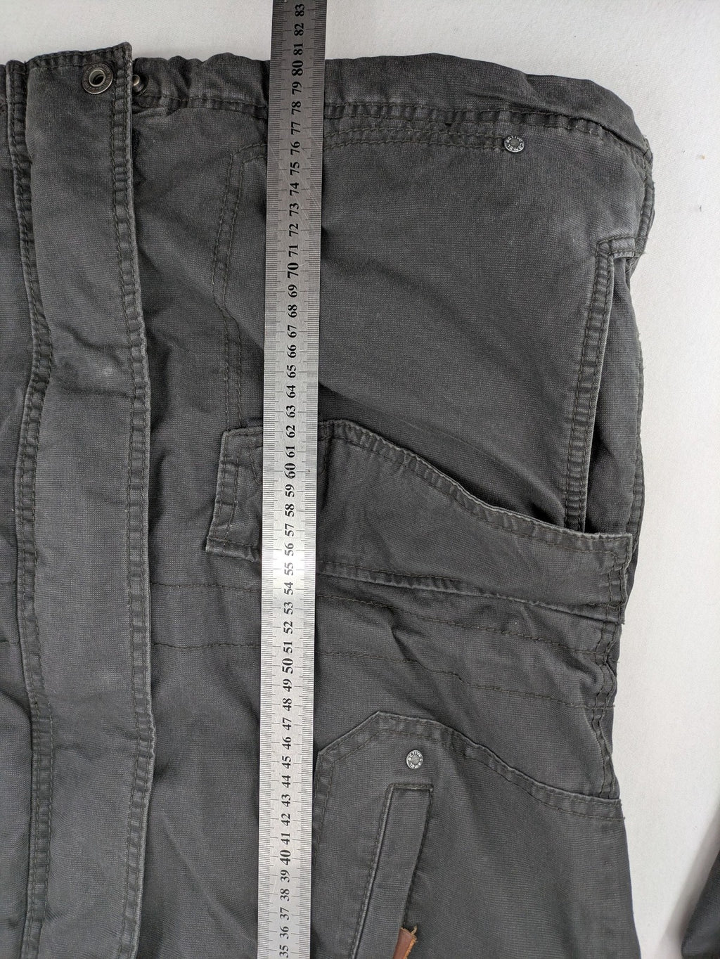 camel active grey field jacket cotton quilted with multiple pockets and stand-up collar