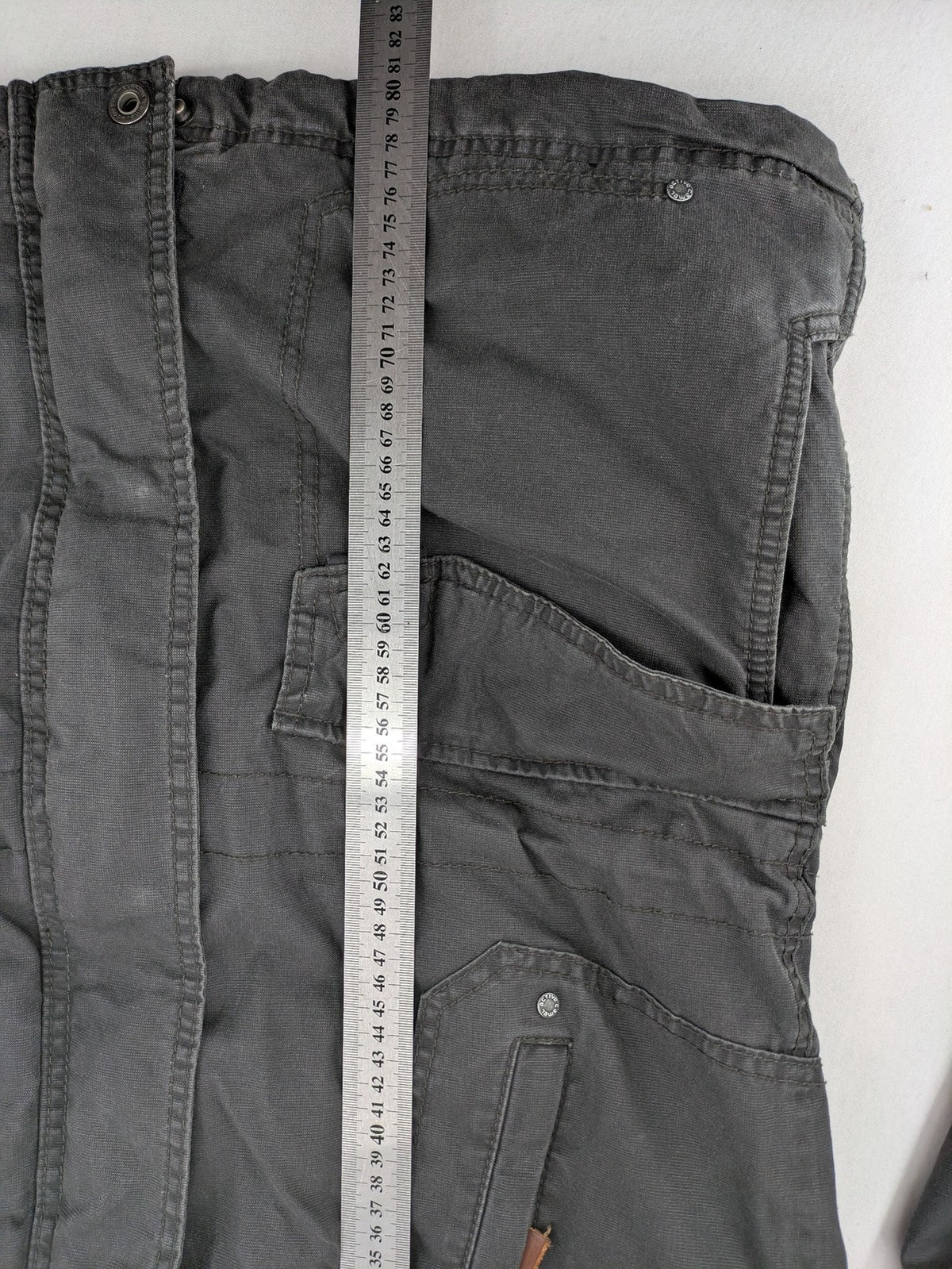 camel active grey field jacket cotton quilted with multiple pockets and stand-up collar