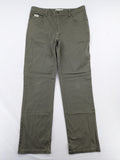 Man's World khaki chino pants with button and zipper closure, made from cotton-elastane blend.