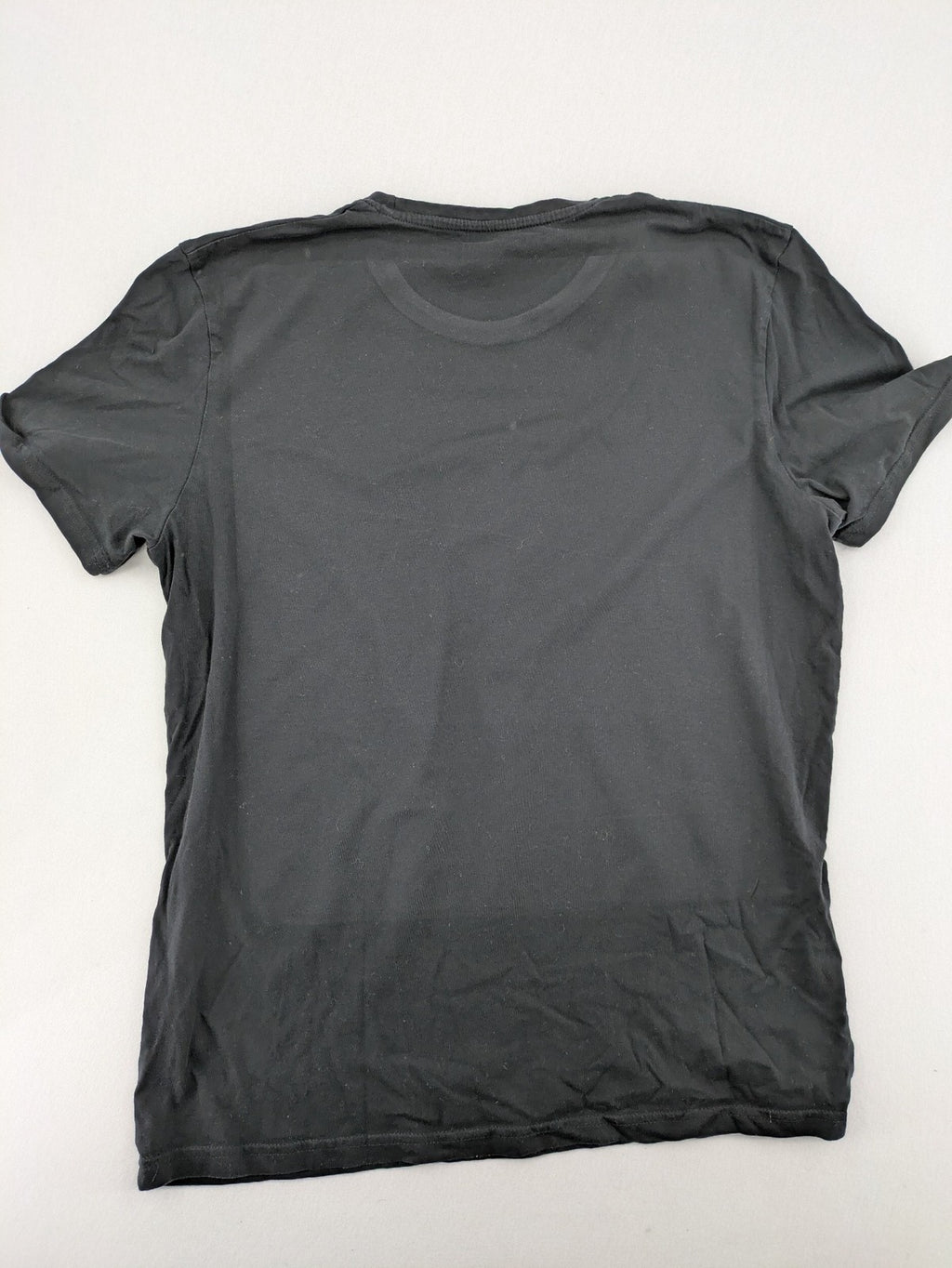 Tom Tailor black T-shirt with Germany eagle crest and flag colors, 100% cotton.