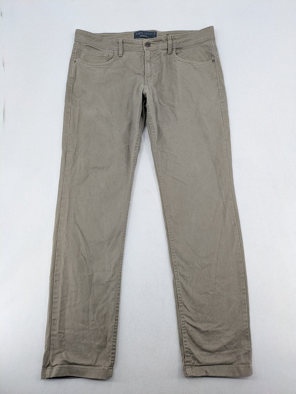Angelo Litrico khaki slim fit chinos classic five-pocket design cotton stretch material