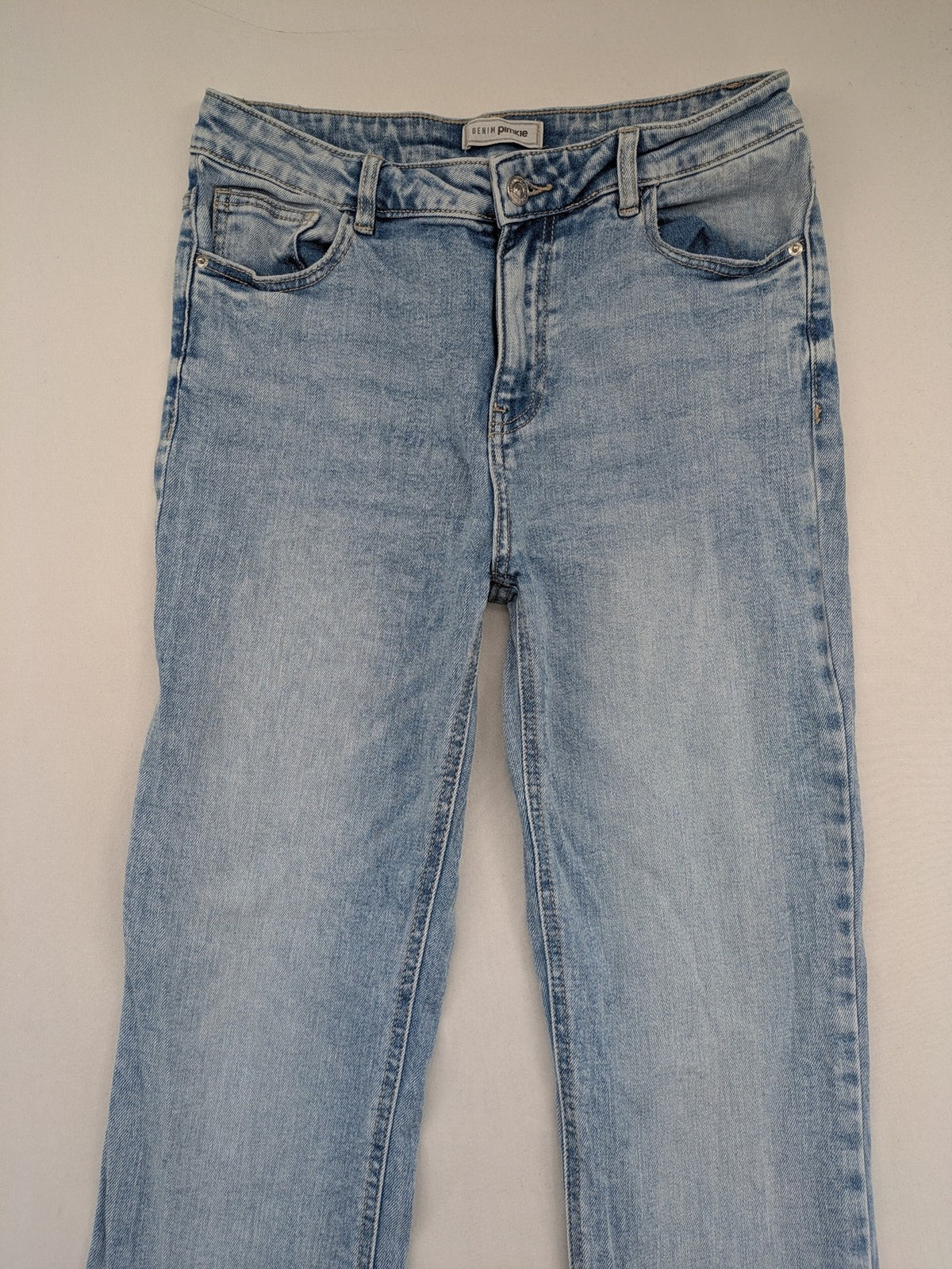 Pimkie blue flared jeans classic 5-pocket design comfortable stretch denim