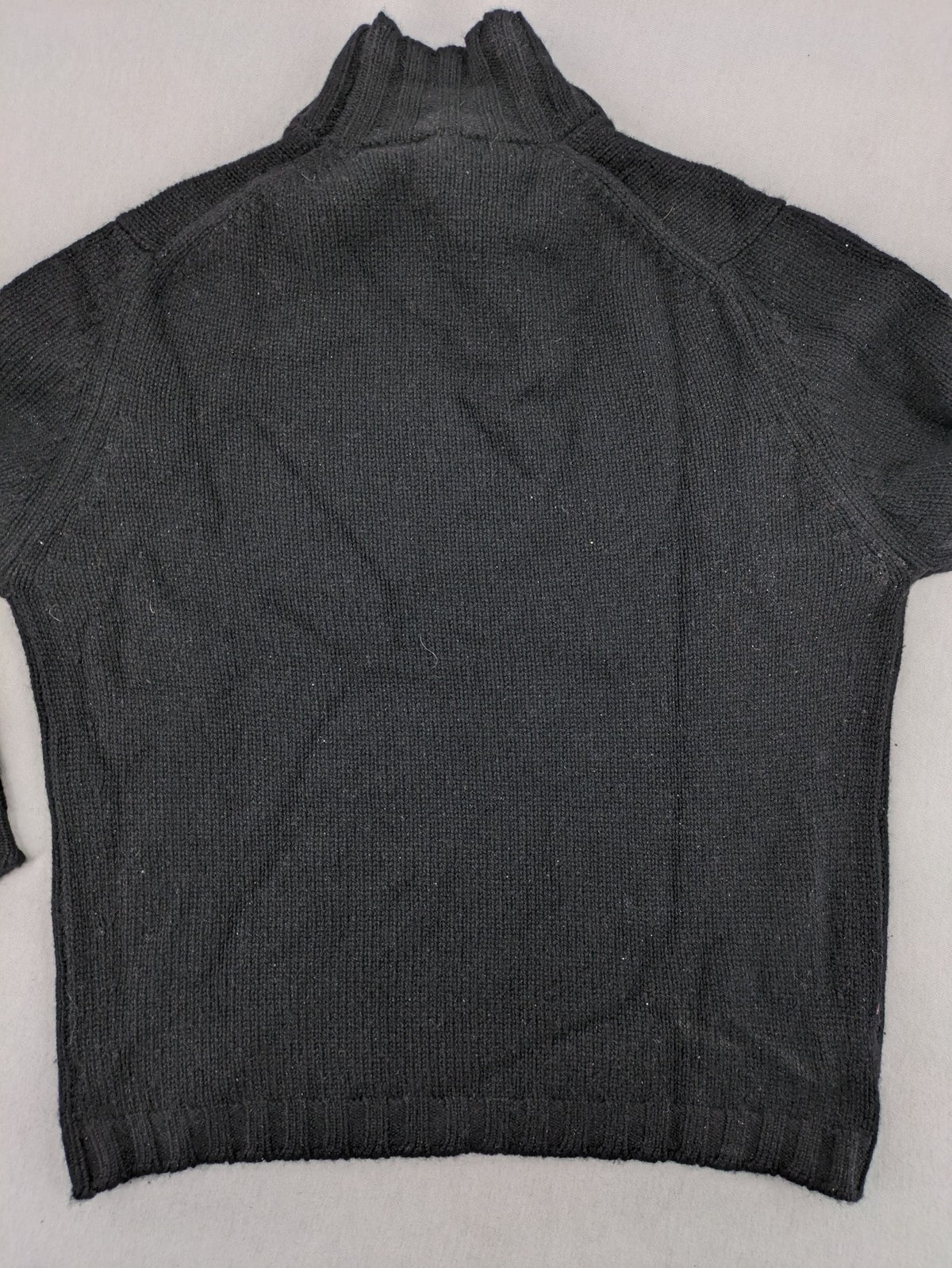 Pullover grey turtle neck jumper 100% cashmere made in Scotland classic design