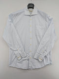 Christian Berg long sleeve shirt pink checkered pattern, non-iron fabric, Kent collar.