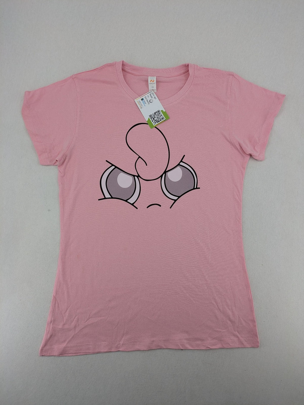Baumwolle multi graphic t-shirt pink Jigglypuff print classic crew neck short sleeves