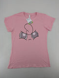 Baumwolle multi graphic t-shirt pink Jigglypuff print classic crew neck short sleeves