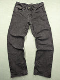 Hero by John Meddox black straight jeans with faded wash and durable cotton-stretch material.