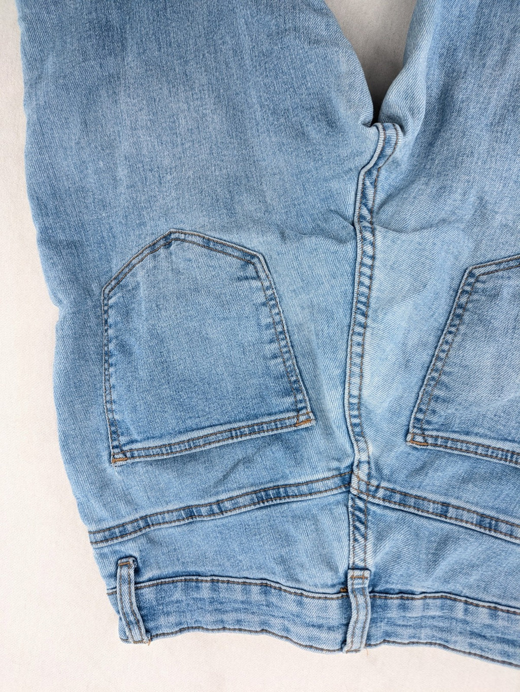 H&M Divided blue skinny jeans high-waist design five-pocket style stretch denim
