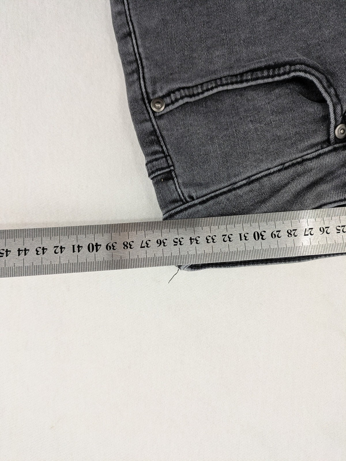 Pier One grey slim fit jeans with classic five-pocket design and washed stretch denim.