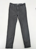 Pull&Bear grey skinny jeans high rise with classic five-pocket design and stretch denim.