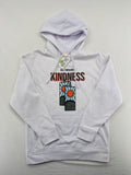 JHK unisex zip-through hoodie multi with "Kill Them With Kindness" print and anime graphic.