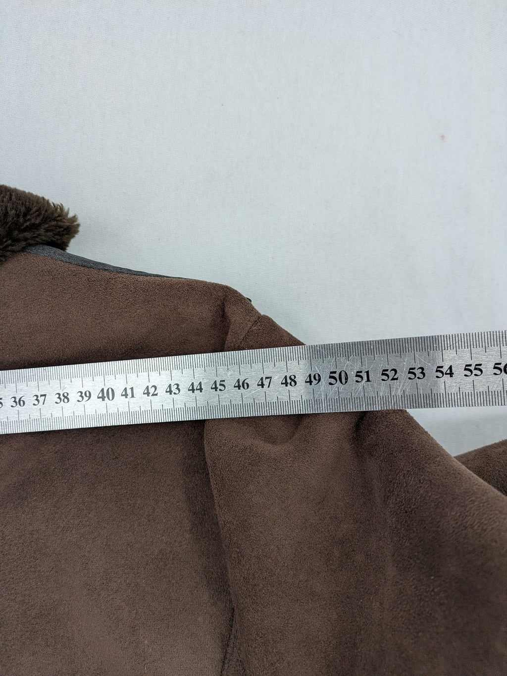 Lena Fashion multi winter coat faux suede look with soft faux fur lining.