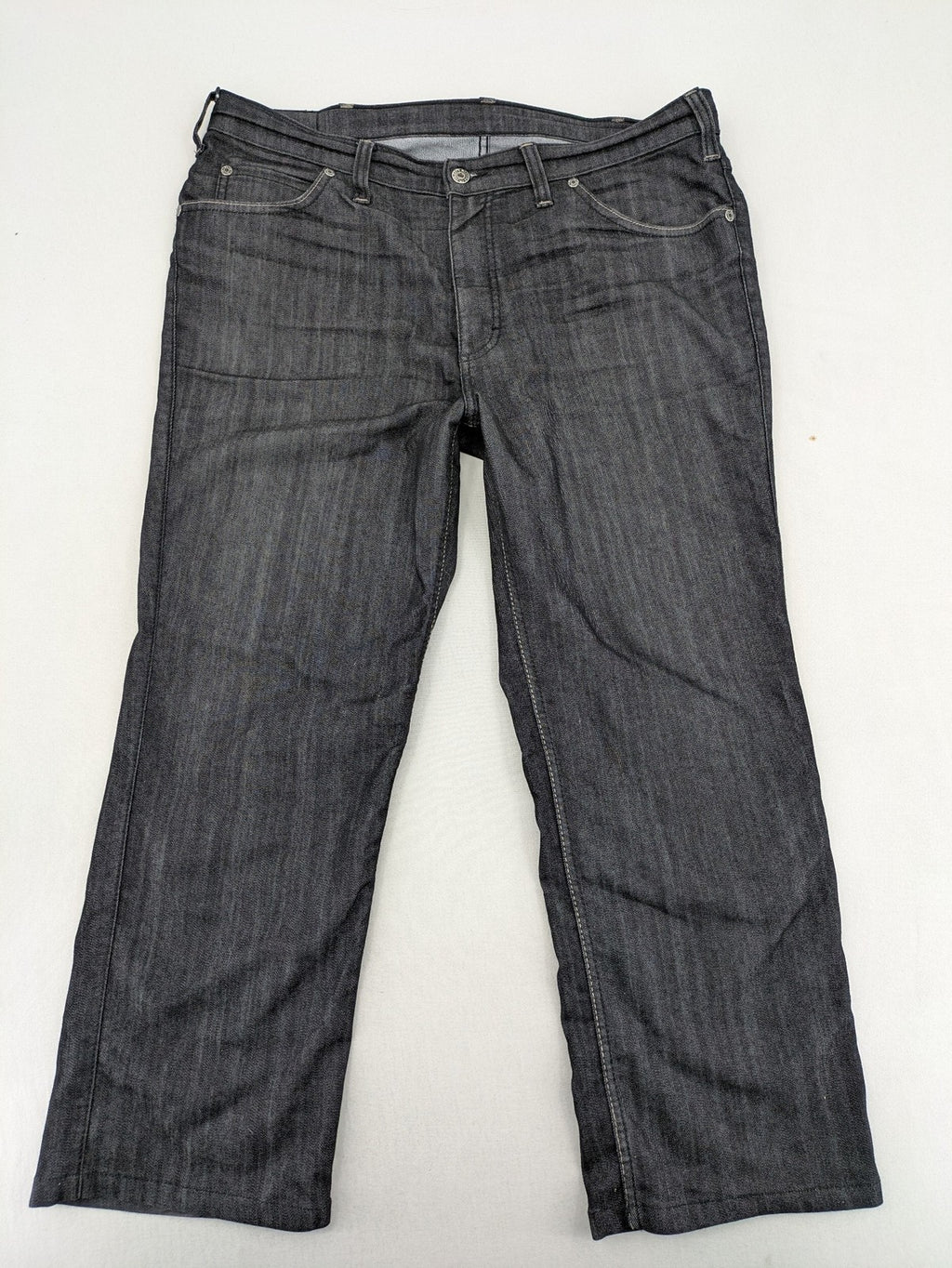 Mustang straight jeans grey anthracite regular fit durable cotton blend fabric.